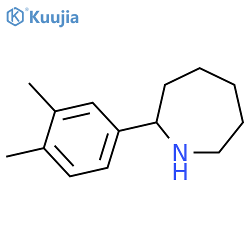 2-(3,4-dimethylphenyl)azepane structure