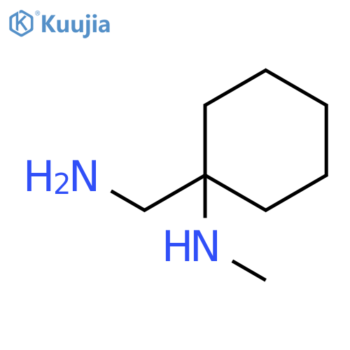 1-(aminomethyl)-N-methylcyclohexan-1-amine structure