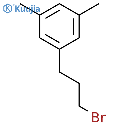 Benzene, 1-(3-bromopropyl)-3,5-dimethyl- structure