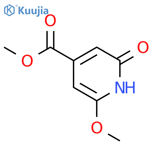 4-Pyridinecarboxylic acid, 1,2-dihydro-6-methoxy-2-oxo-, methyl ester structure