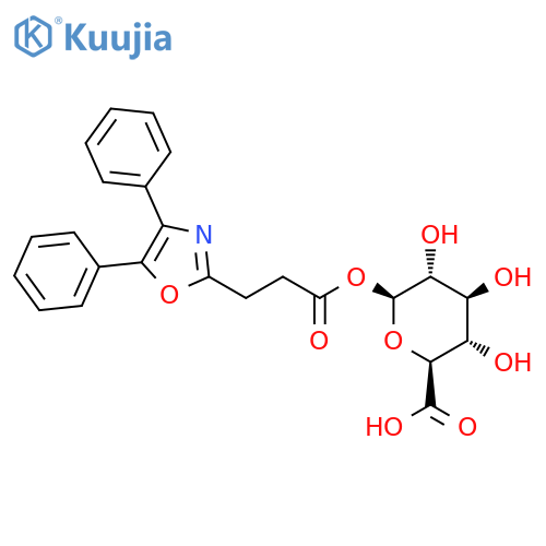 Oxaprozin Glucuronide structure