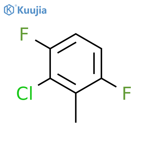 BENZENE, 2-CHLORO-1,4-DIFLUORO-3-METHYL- structure
