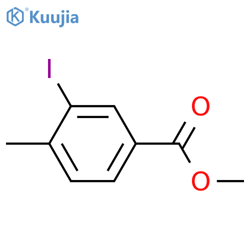 Methyl 3-iodo-4-methylbenzoate structure