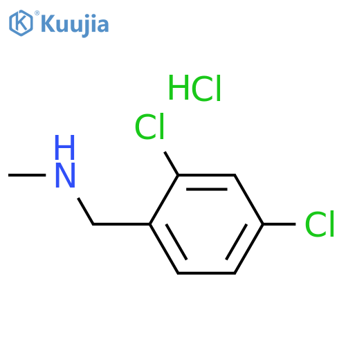 [(2,4-dichlorophenyl)methyl](methyl)amine hydrochloride structure