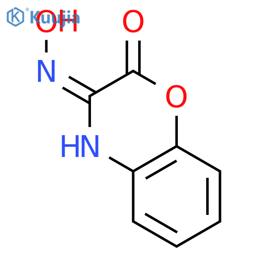 3-(Hydroxyimino)-3,4-dihydro-2H-benzo[b][1,4]oxazin-2-one structure