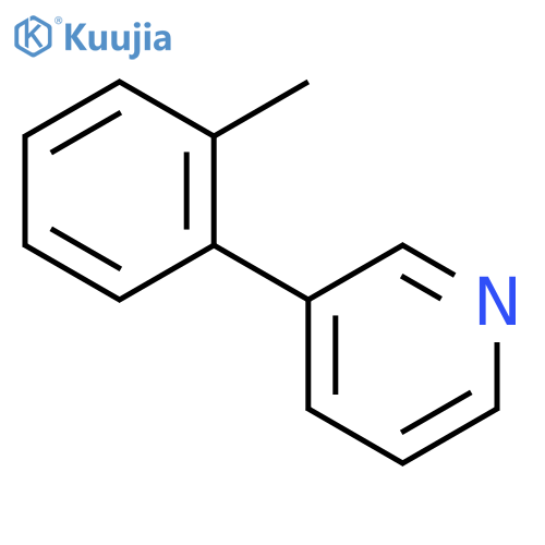 Pyridine, 3-(2-methylphenyl)- structure
