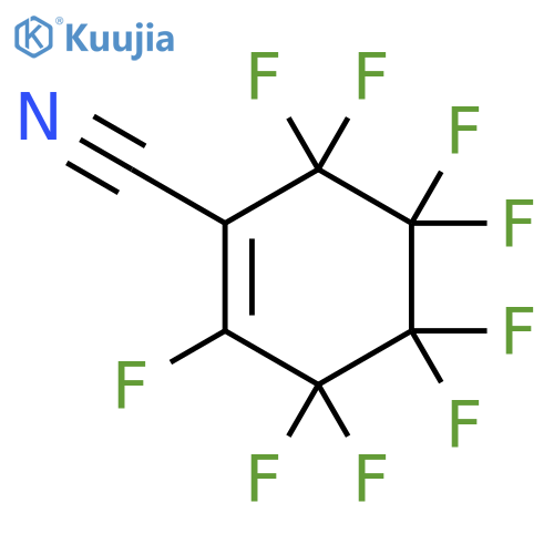 2,3,3,4,4,5,5,6,6-Nonafluorocyclohex-1-ene-1-carbonitrile structure
