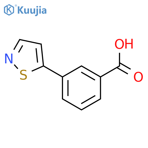3-(Isothiazol-5-yl)benzoic acid structure