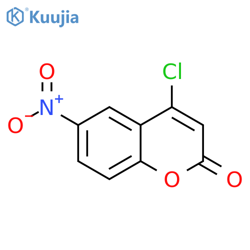2H-1-Benzopyran-2-one, 4-chloro-6-nitro- structure
