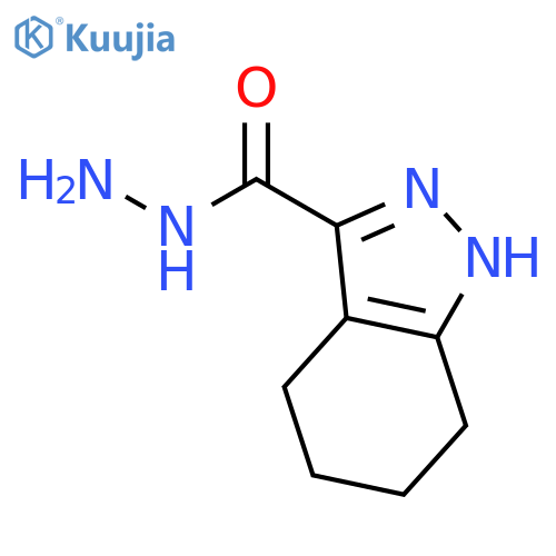 4,5,6,7-tetrahydro-1H-indazole-3-carbohydrazide structure
