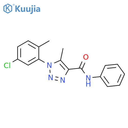 1-(5-Chloro-2-methylphenyl)-5-methyl-N-phenyl-1H-1,2,3-triazole-4-carboxamide structure