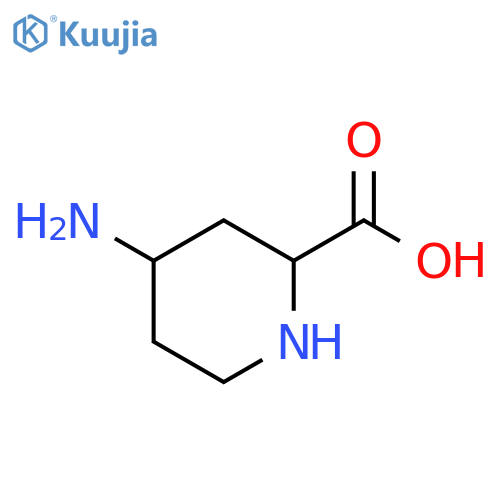 2-Piperidinecarboxylic acid, 4-amino- structure