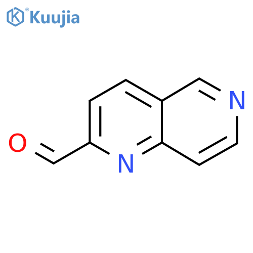 1,6-Naphthyridine-2-carbaldehyde structure