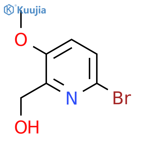 (6-Bromo-3-methoxypyridin-2-yl)methanol structure