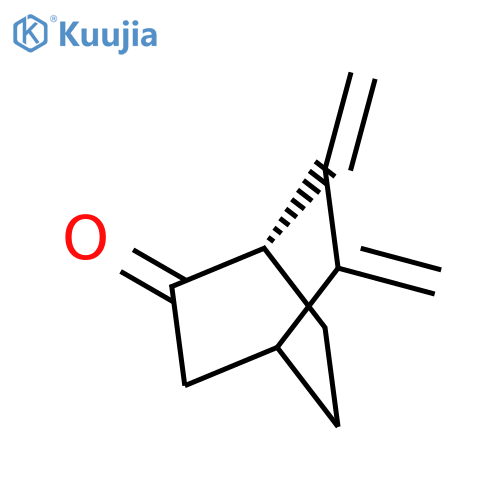 Bicyclo[2.2.2]octanone, 5,6-bis(methylene)-, (1S)- structure