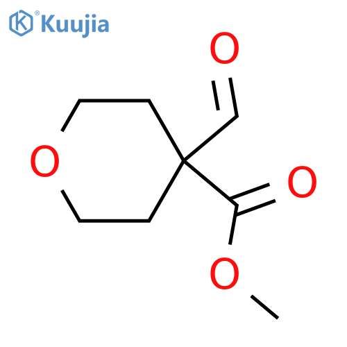 methyl 4-formyloxane-4-carboxylate structure