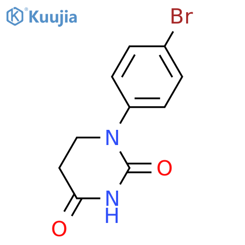 2,4(1H,3H)-Pyrimidinedione, 1-(4-bromophenyl)dihydro- structure