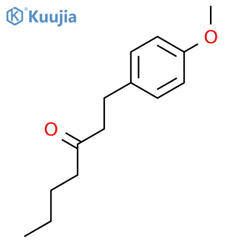 3-Heptanone, 1-(4-methoxyphenyl)- structure