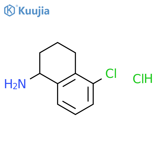 5-Chloro-1,2,3,4-tetrahydronaphthalen-1-amine hydrochloride structure