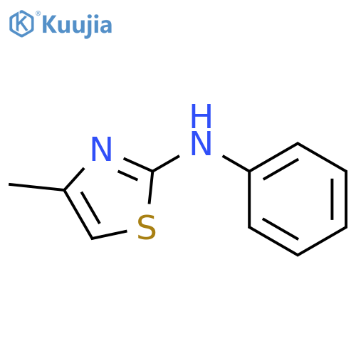 2-Thiazolamine, 4-methyl-N-phenyl- structure