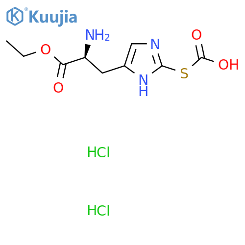 2-Mercapto-L-histidine S-Carboxylic Acid Ethyl Ester Dihydrochloride structure