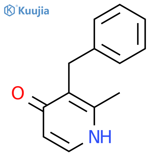 4(1H)-Pyridinone, 2-methyl-3-(phenylmethyl)- structure