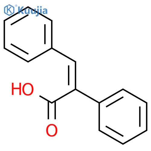 (Z)-2,3-diphenylacrylic Acid structure