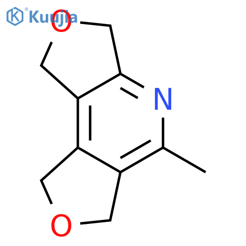 1,3,6,8-tetrahydro-5-methyl-Difuro[3,4-b:3',4'-d]pyridine structure