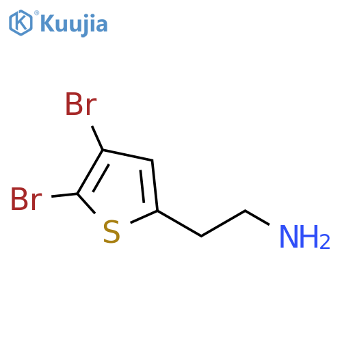 2-Thiopheneethanamine, 4,5-dibromo- structure