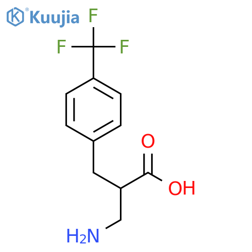 2-AMINOMETHYL-3-(4-TRIFLUOROMETHYL-PHENYL)-PROPIONIC ACID structure