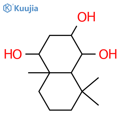 11,12,13-Trinor-6,7,9-eudesmanetriol; (6α,7α,9β)-form structure
