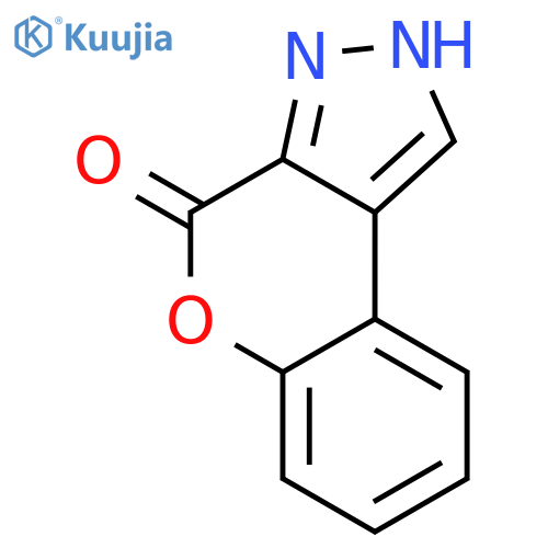 [1]Benzopyrano[3,4-c]pyrazol-4(3H)-one structure