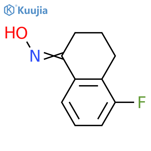 (E)-5-Fluoro-3,4-dihydronaphthalen-1(2H)-one oxime structure