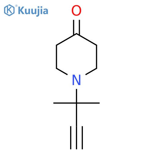 1-(2-Methylbut-3-yn-2-yl)piperidin-4-one structure