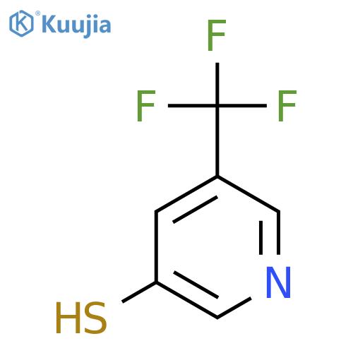 3-Pyridinethiol, 5-(trifluoromethyl)- structure