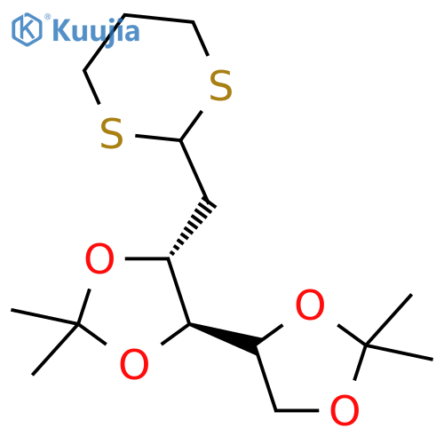 2-Deoxy-3,4:5,6-di-O-isopropylidene-D-arabino-hexose Propylene Dithioacetal structure