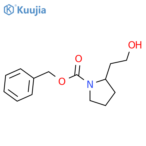 Benzyl 2-(2-hydroxyethyl)pyrrolidine-1-carboxylate structure