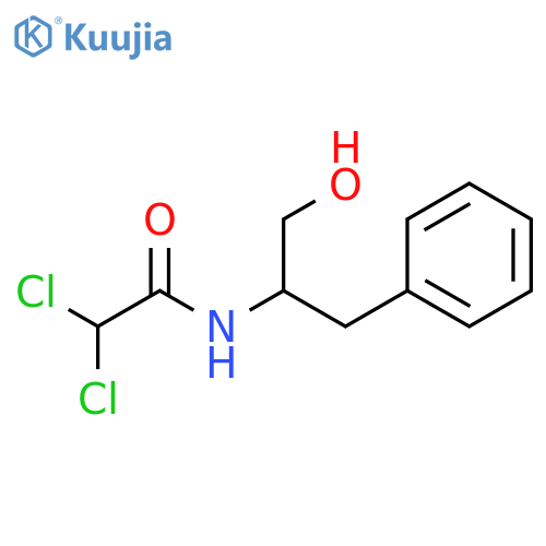 ACETAMIDE, 2,2-DICHLORO-N-[1-(HYDROXYMETHYL)-2-PHENYLETHYL]- structure