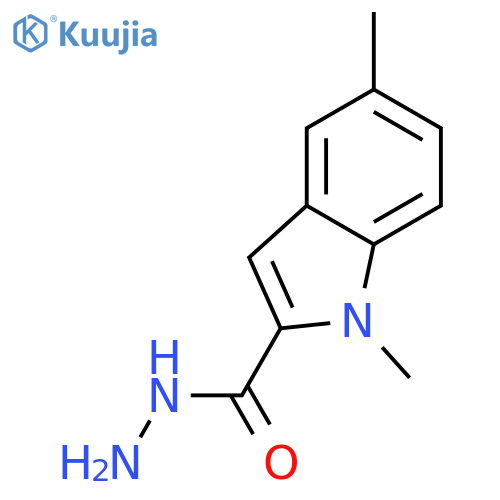 1,5-Dimethyl-1H-indole-2-carbohydrazide structure
