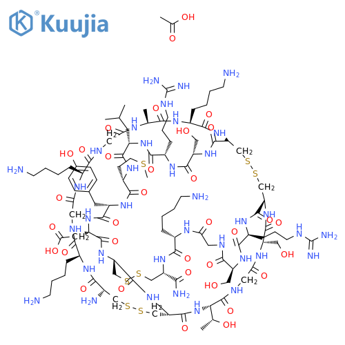 Ziconotide acetate structure