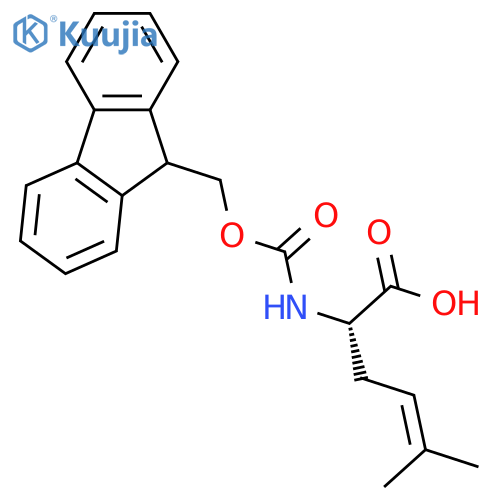 FMOC-L-2-AMINO-5-METHYLHEX-4-ENOIC ACID structure