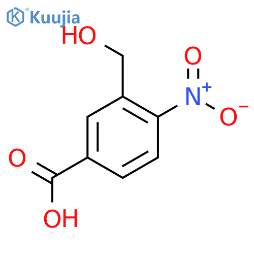 3-(Hydroxymethyl)-4-nitrobenzoic acid structure