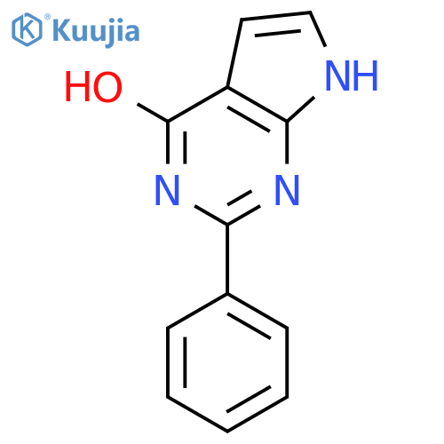2-PHENYL-7H-PYRROLO[2,3-D]PYRIMIDIN-4-OL structure
