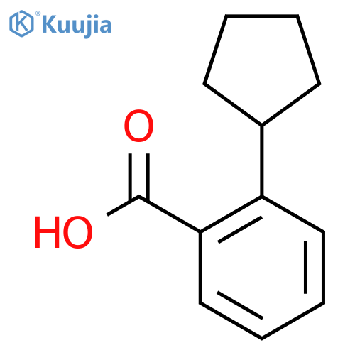 2-cyclopentylbenzoic acid structure