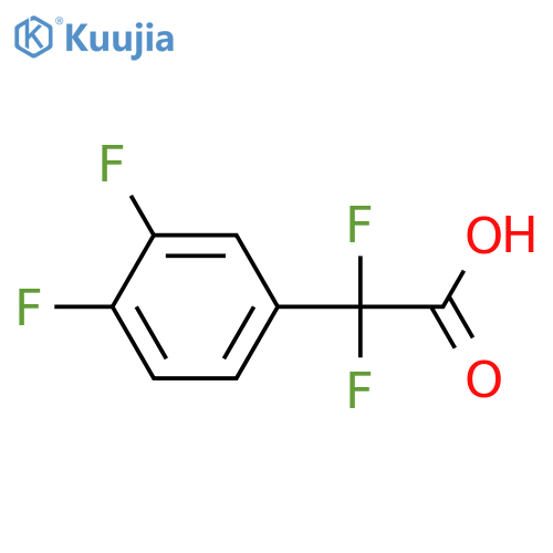 2-(3,4-Difluorophenyl)-2,2-difluoroacetic acid structure