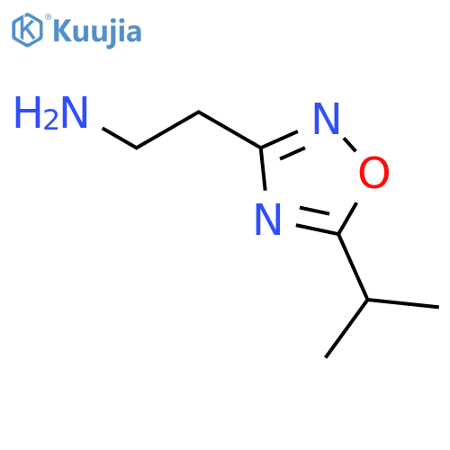 2-(5-Isopropyl-1,2,4-oxadiazol-3-yl)ethanamine structure