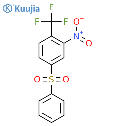 5-(PHENYLSULFONYL)-2-(TRIFLUOROMETHYL)NITROBENZENE structure