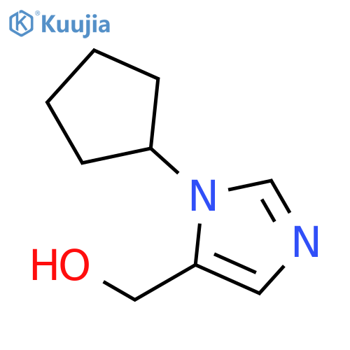 (1-Cyclopentyl-1H-imidazol-5-yl)methanol structure