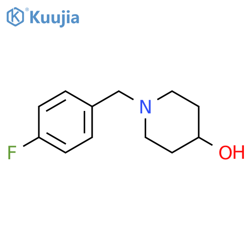 1-(4-Fluoro-benzyl)-piperidin-4-ol structure