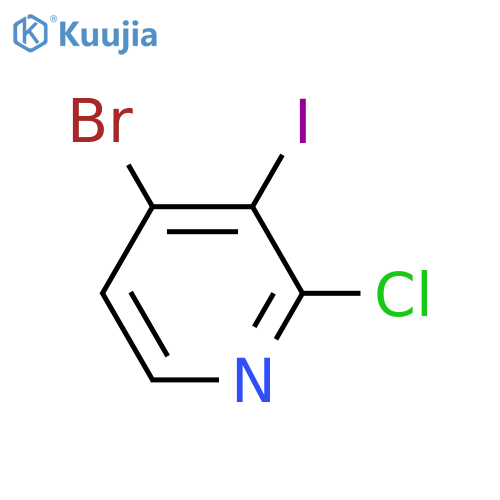 4-Bromo-2-chloro-3-iodopyridine structure